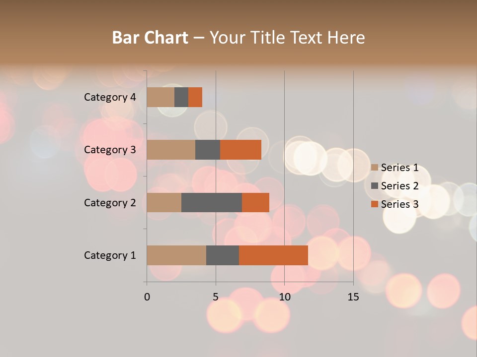 Car Downtown Overpass PowerPoint Template