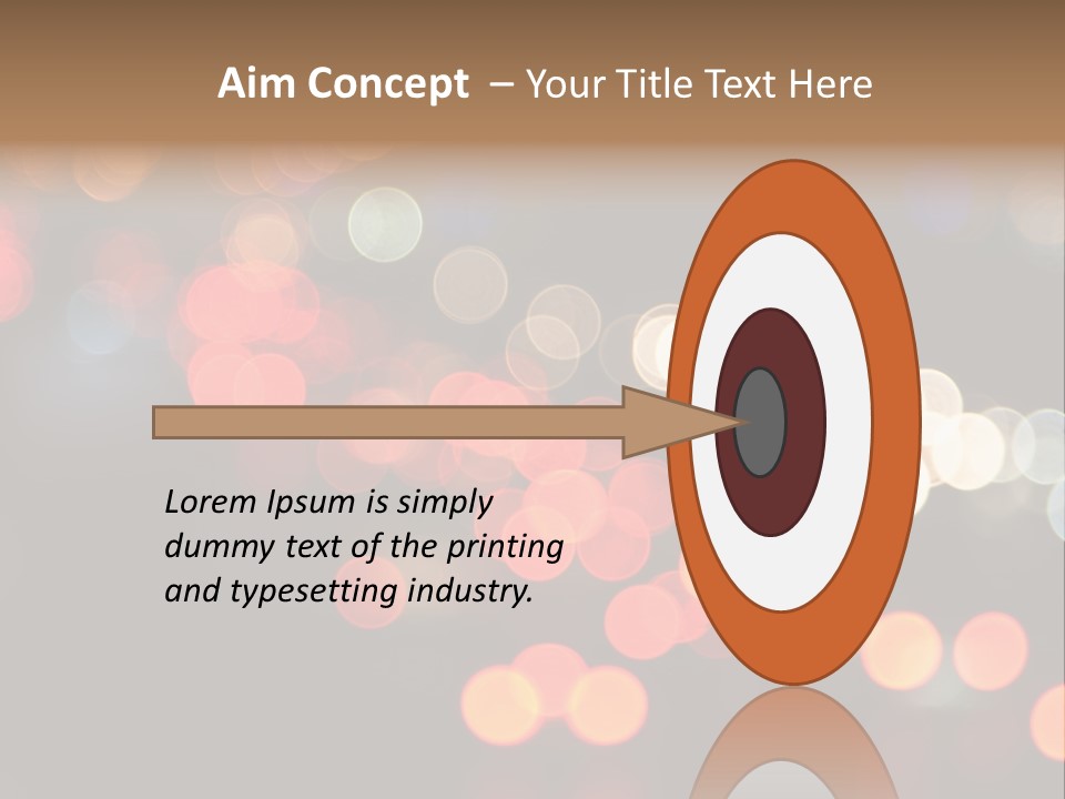 Car Downtown Overpass PowerPoint Template