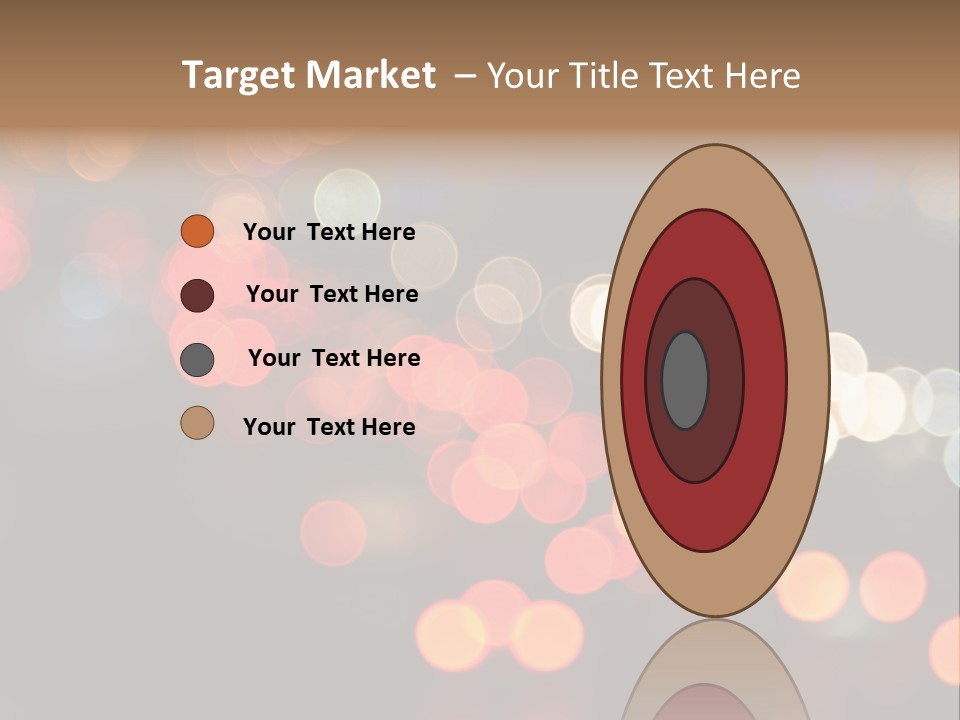 Car Downtown Overpass PowerPoint Template