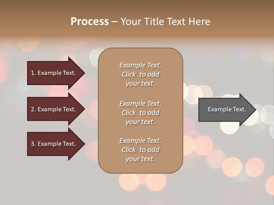 Car Downtown Overpass PowerPoint Template