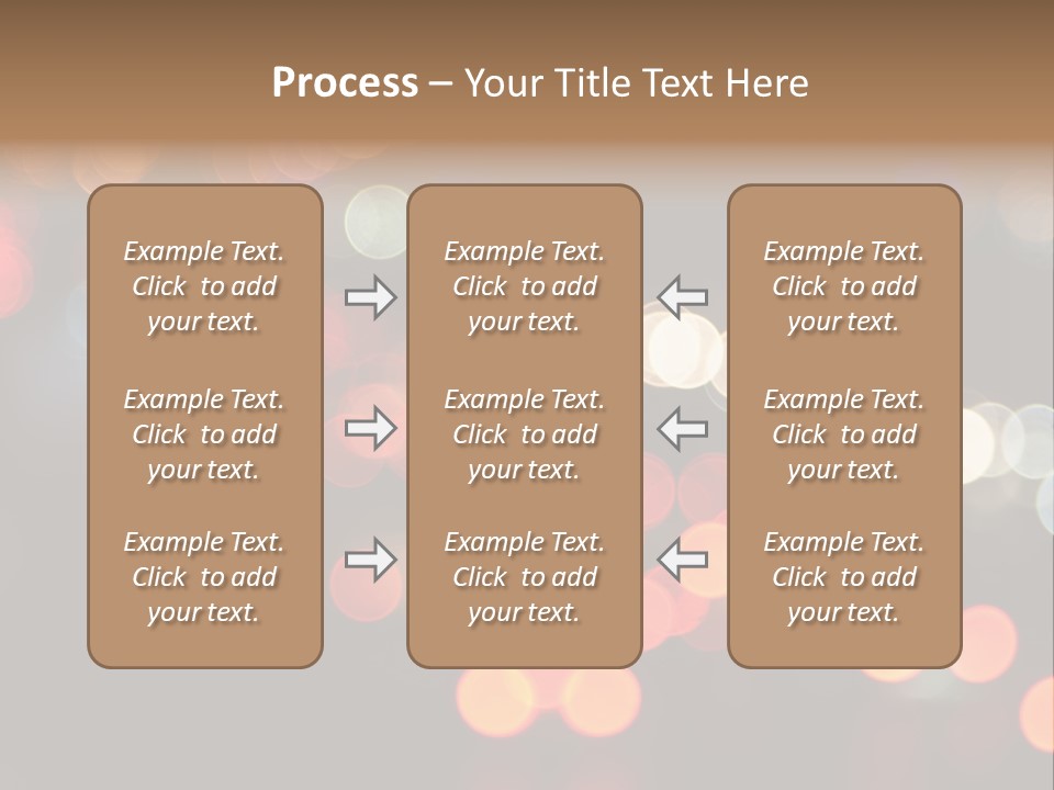 Car Downtown Overpass PowerPoint Template