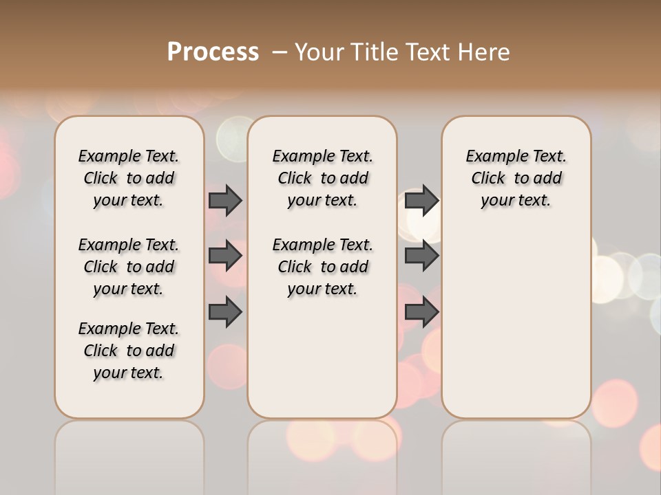 Car Downtown Overpass PowerPoint Template