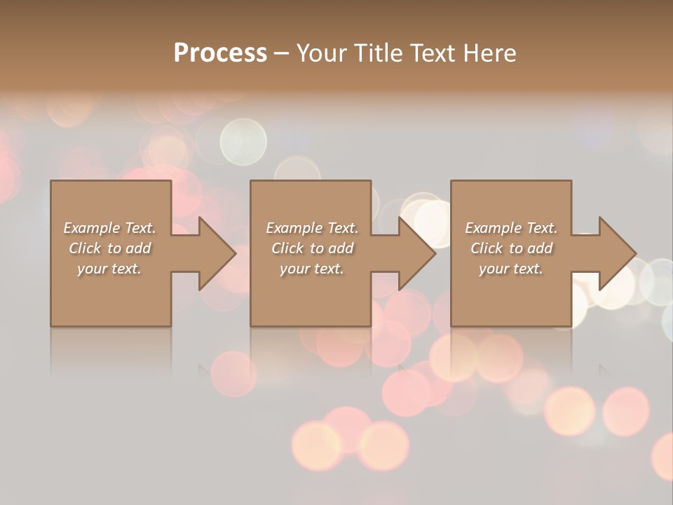 Car Downtown Overpass PowerPoint Template