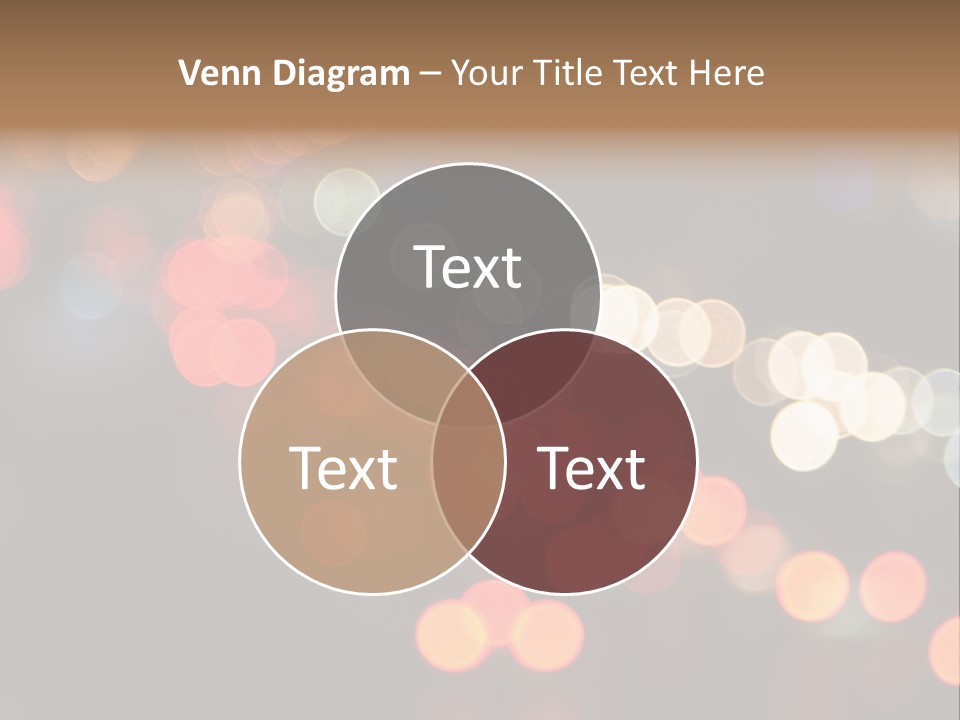 Car Downtown Overpass PowerPoint Template