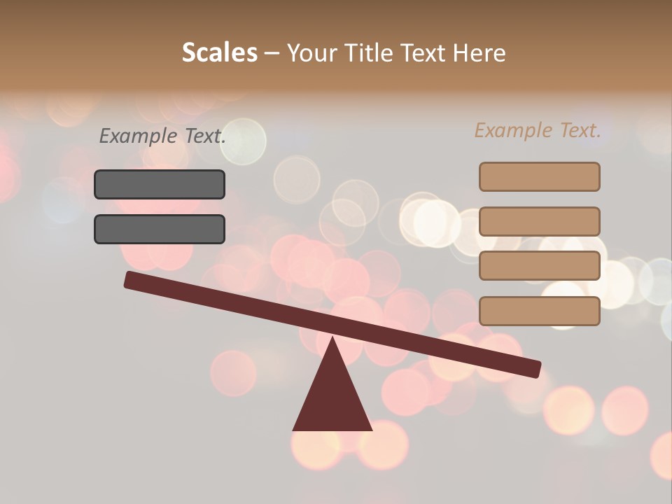 Car Downtown Overpass PowerPoint Template