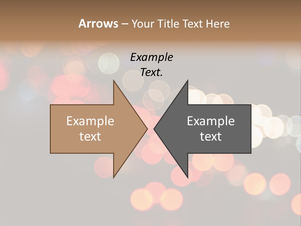 Car Downtown Overpass PowerPoint Template