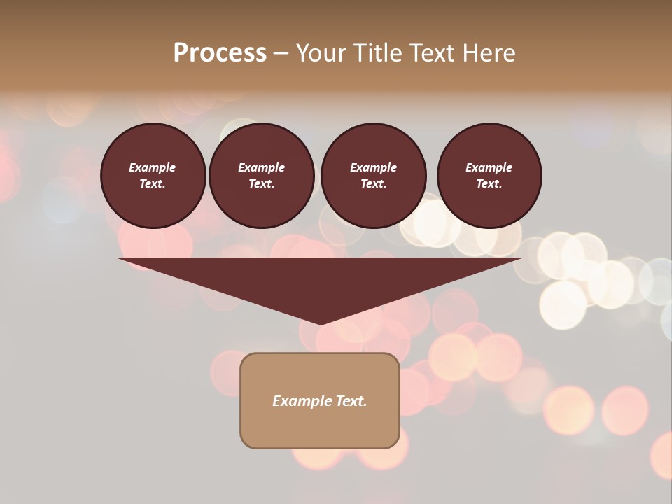 Car Downtown Overpass PowerPoint Template