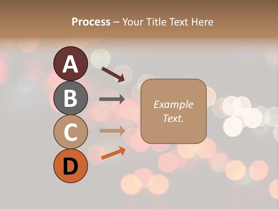Car Downtown Overpass PowerPoint Template