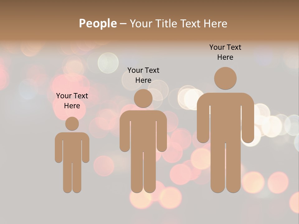 Car Downtown Overpass PowerPoint Template