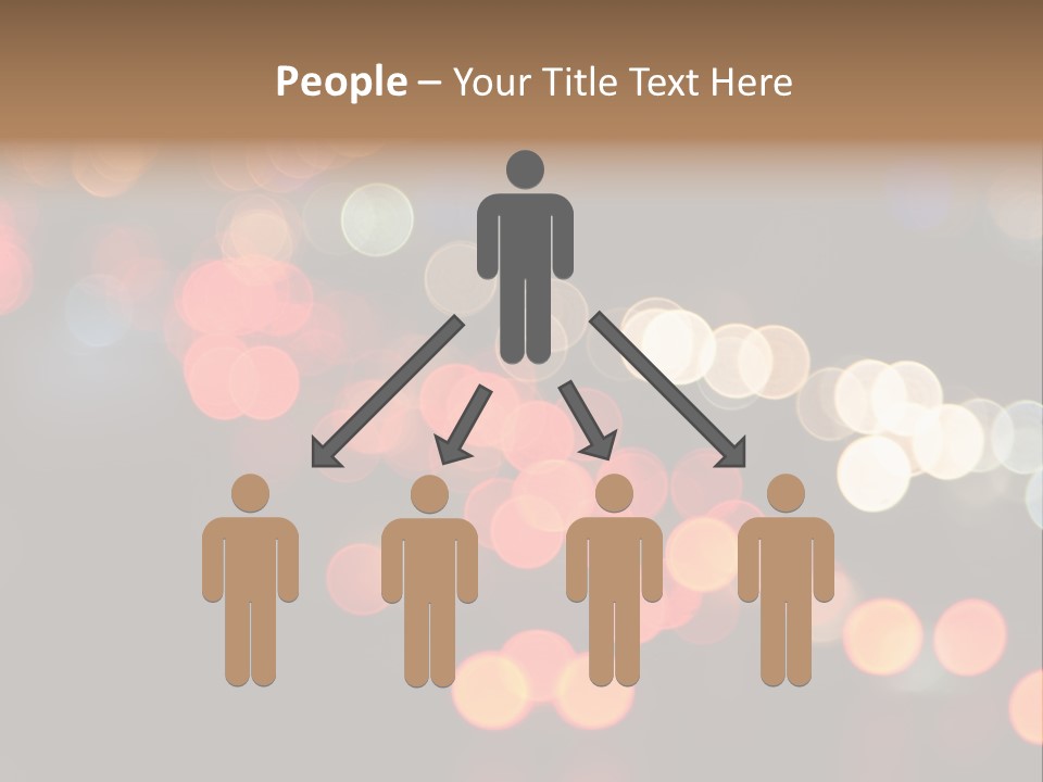 Car Downtown Overpass PowerPoint Template