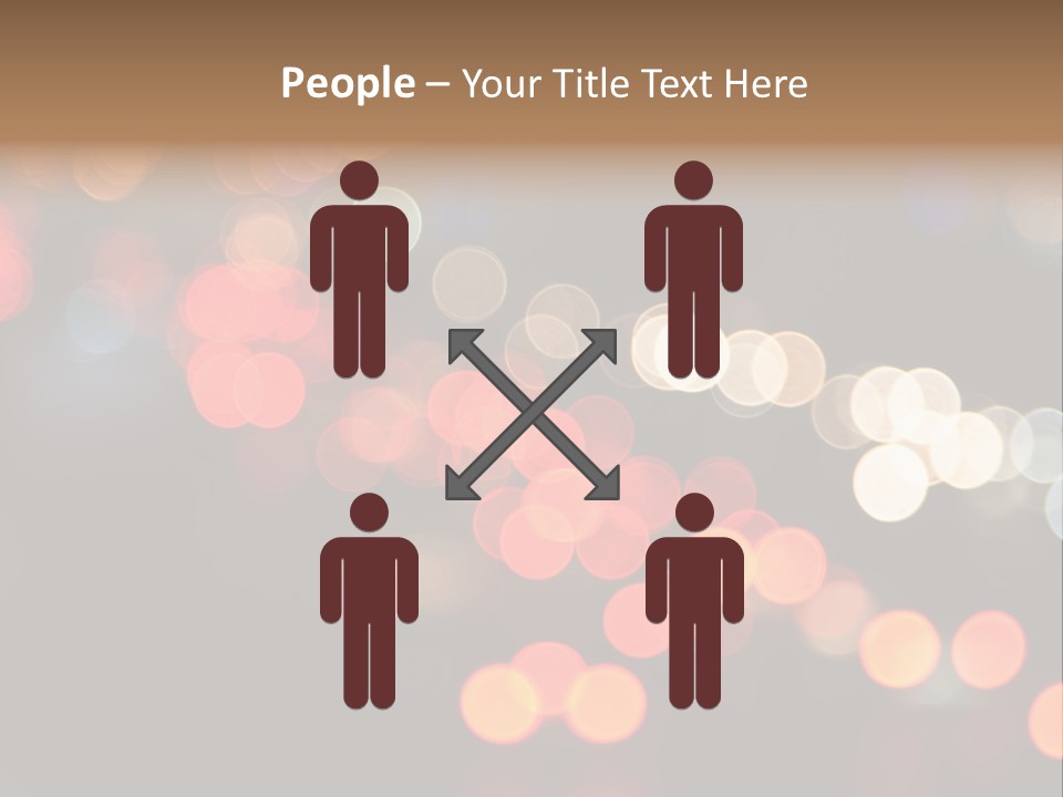 Car Downtown Overpass PowerPoint Template