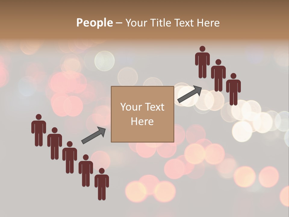 Car Downtown Overpass PowerPoint Template