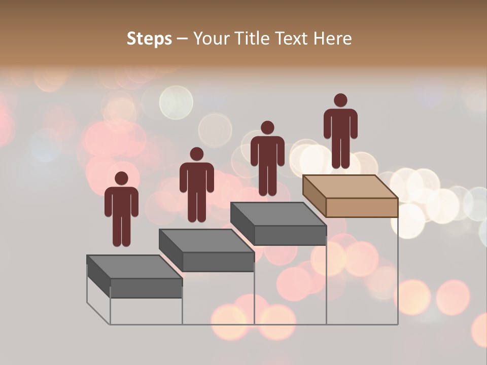 Car Downtown Overpass PowerPoint Template