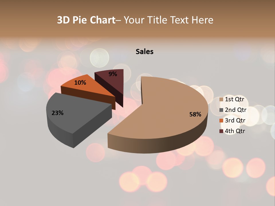 Car Downtown Overpass PowerPoint Template