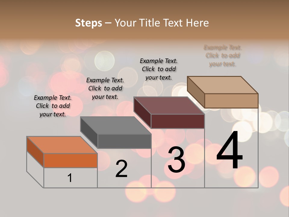 Car Downtown Overpass PowerPoint Template