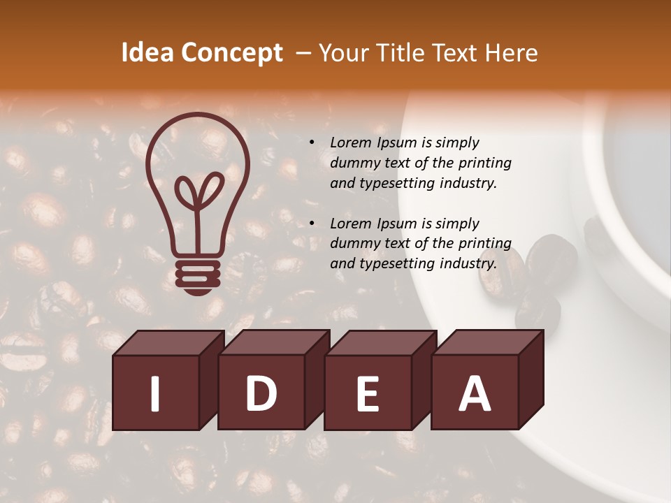 Seed Black Group PowerPoint Template