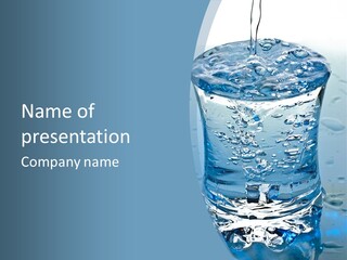Bubble Healthy Purity PowerPoint Template