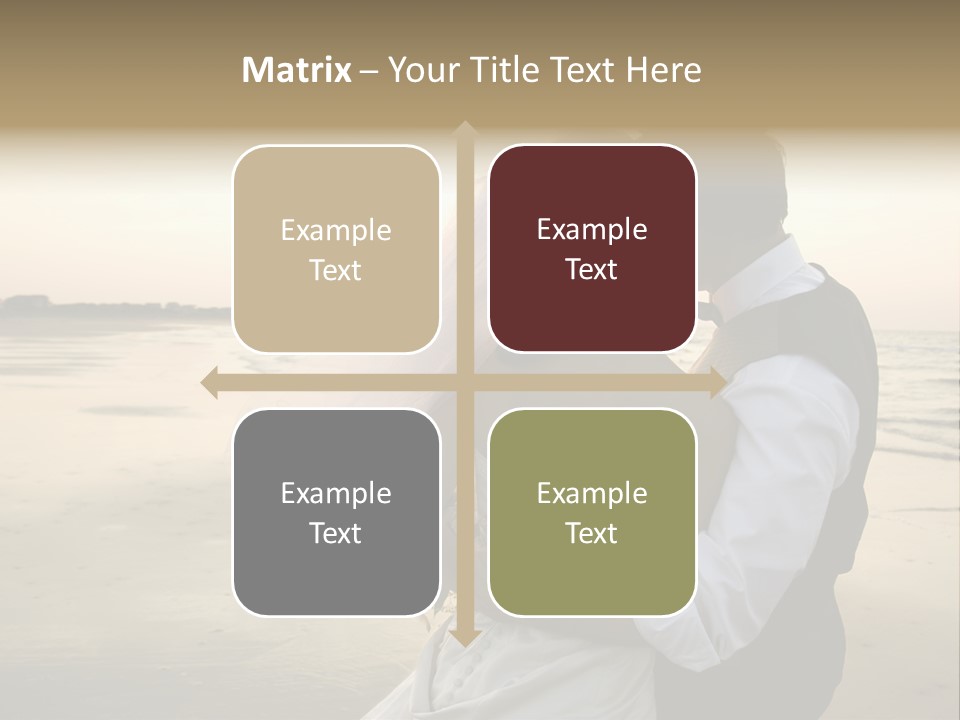 Hair Togetherness Couple PowerPoint Template