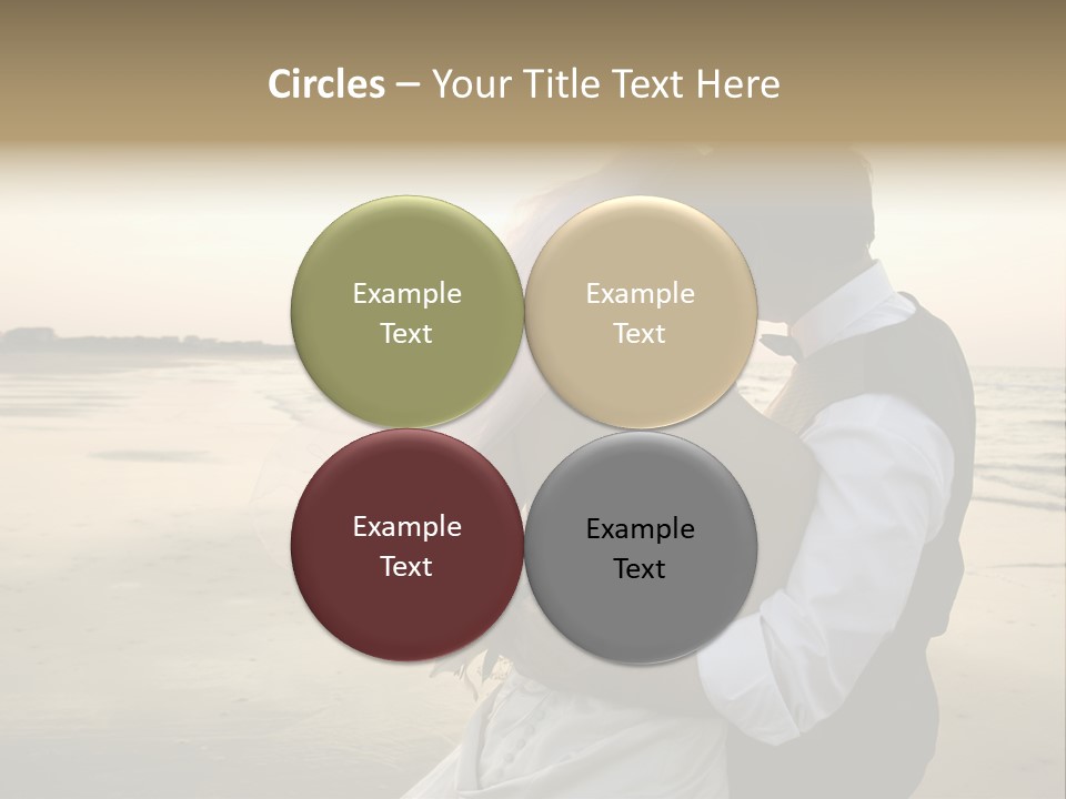 Hair Togetherness Couple PowerPoint Template