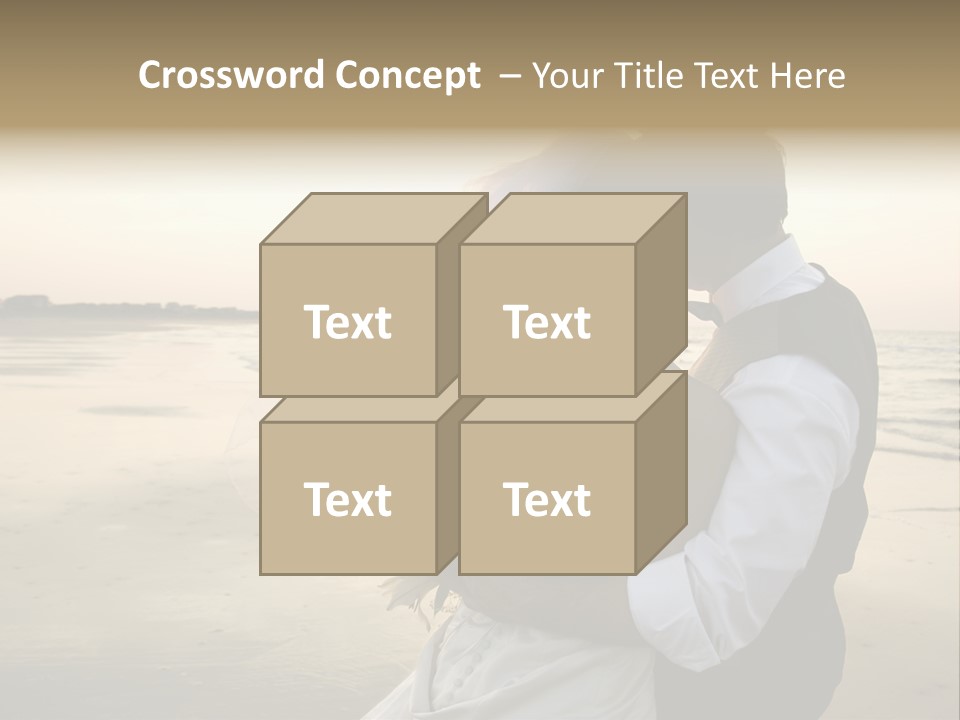 Hair Togetherness Couple PowerPoint Template
