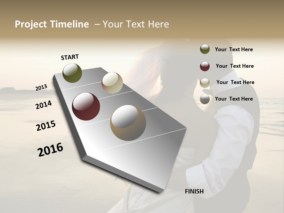 Hair Togetherness Couple PowerPoint Template