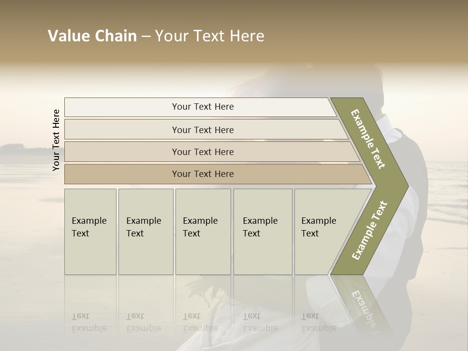 Hair Togetherness Couple PowerPoint Template