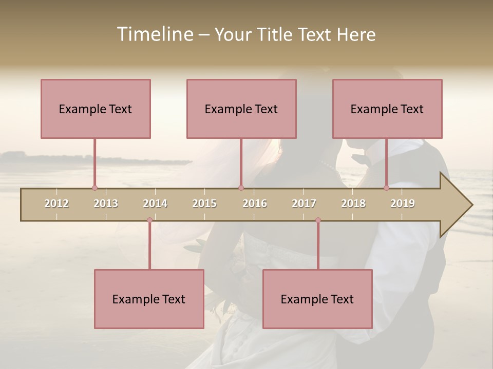 Hair Togetherness Couple PowerPoint Template