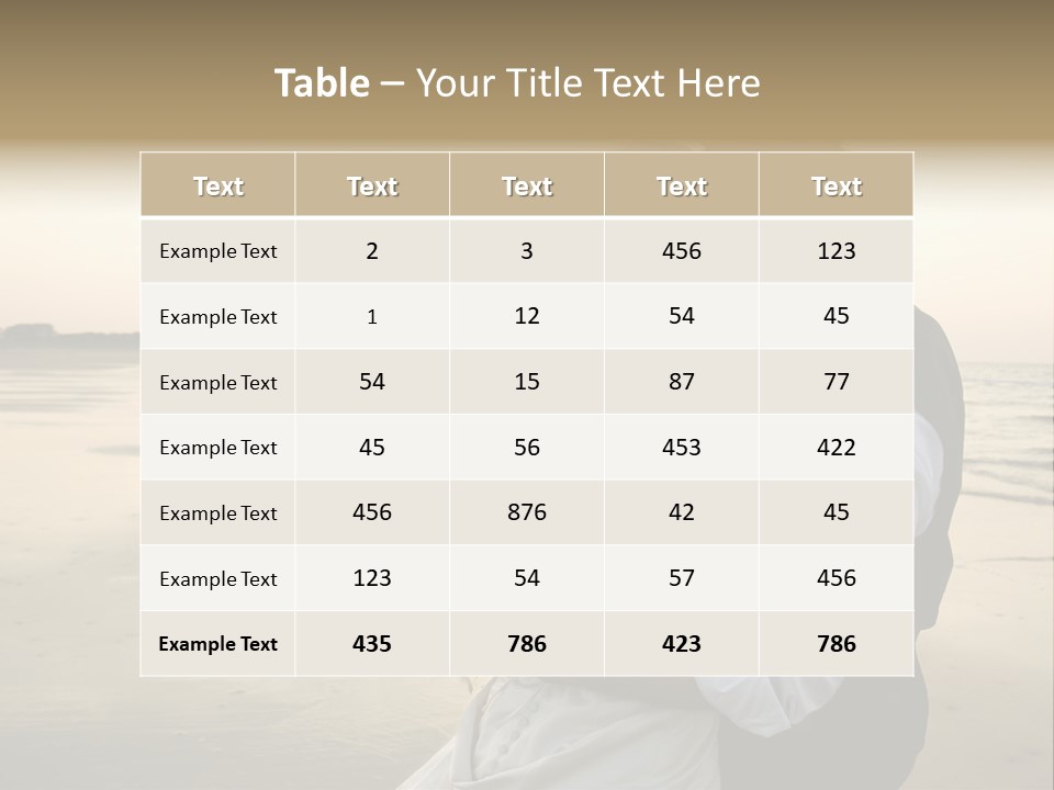 Hair Togetherness Couple PowerPoint Template