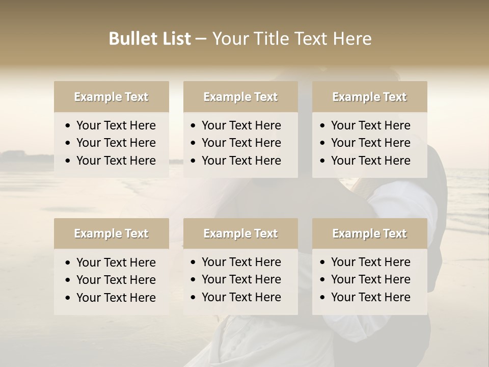 Hair Togetherness Couple PowerPoint Template