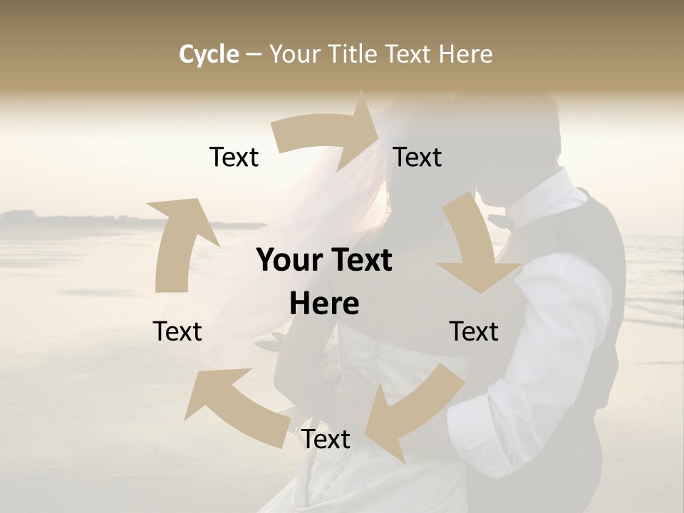 Hair Togetherness Couple PowerPoint Template