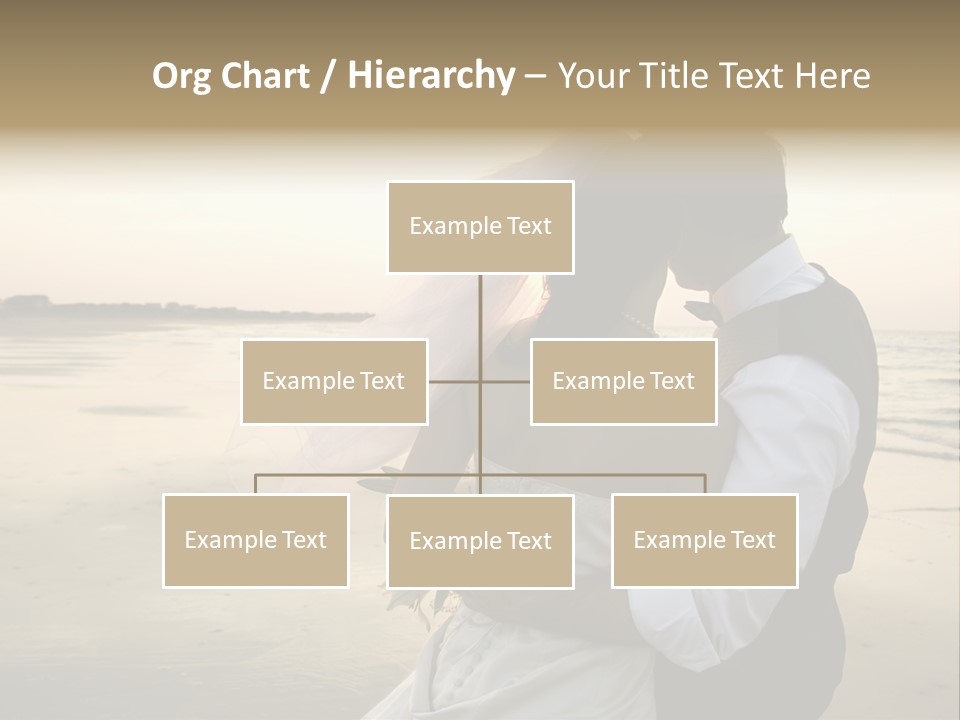 Hair Togetherness Couple PowerPoint Template