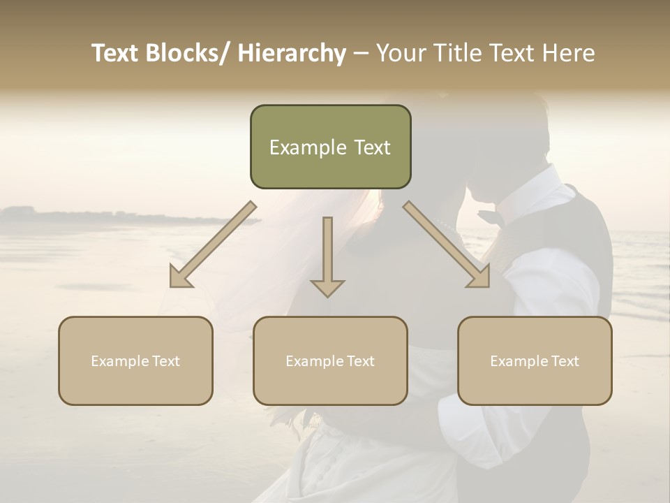 Hair Togetherness Couple PowerPoint Template