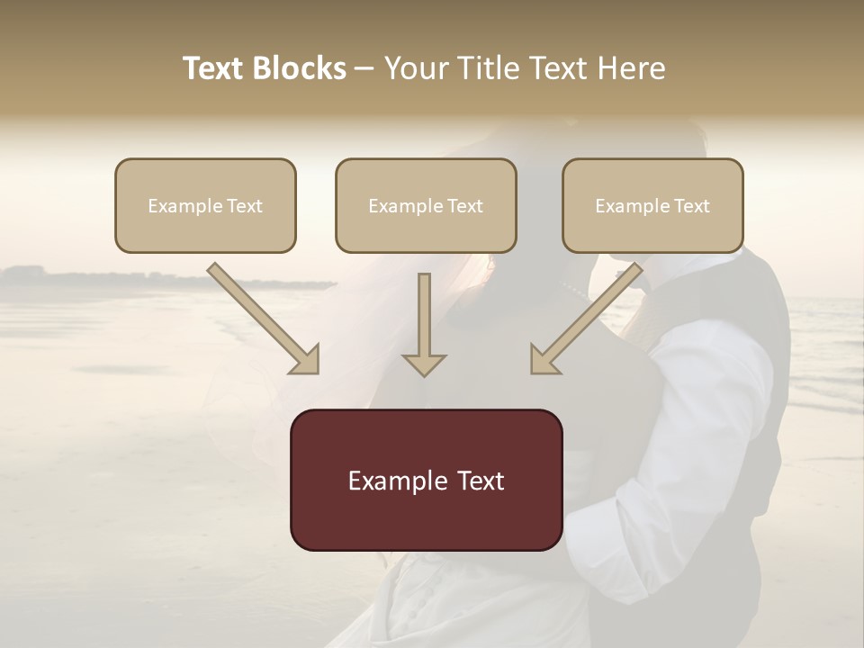Hair Togetherness Couple PowerPoint Template