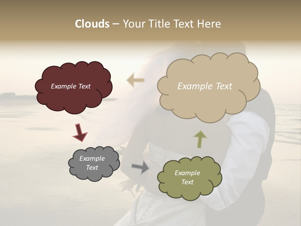 Hair Togetherness Couple PowerPoint Template