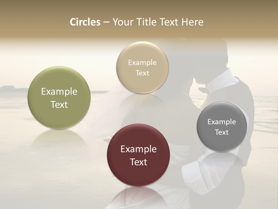 Hair Togetherness Couple PowerPoint Template