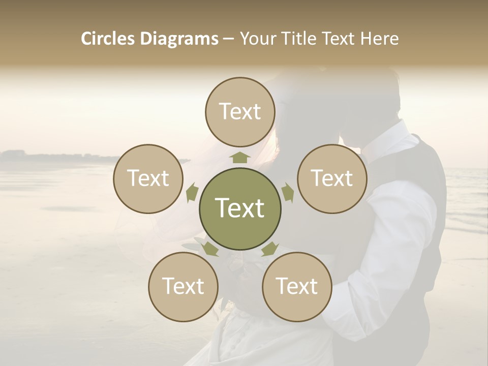 Hair Togetherness Couple PowerPoint Template