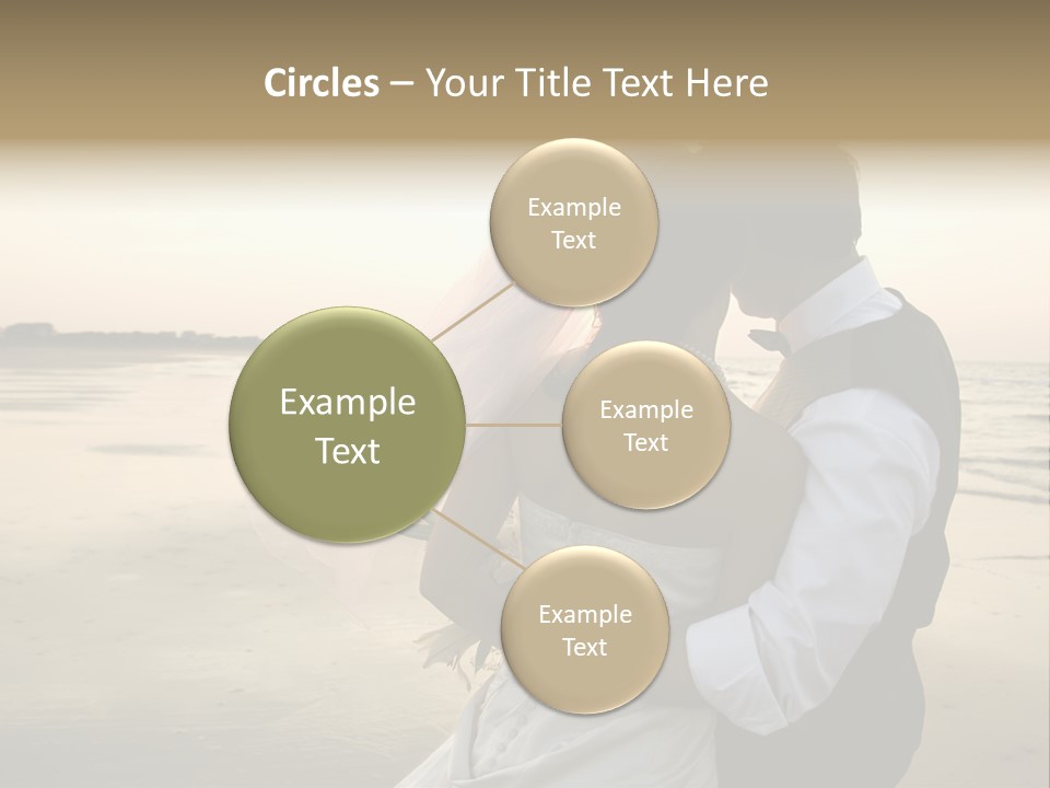 Hair Togetherness Couple PowerPoint Template