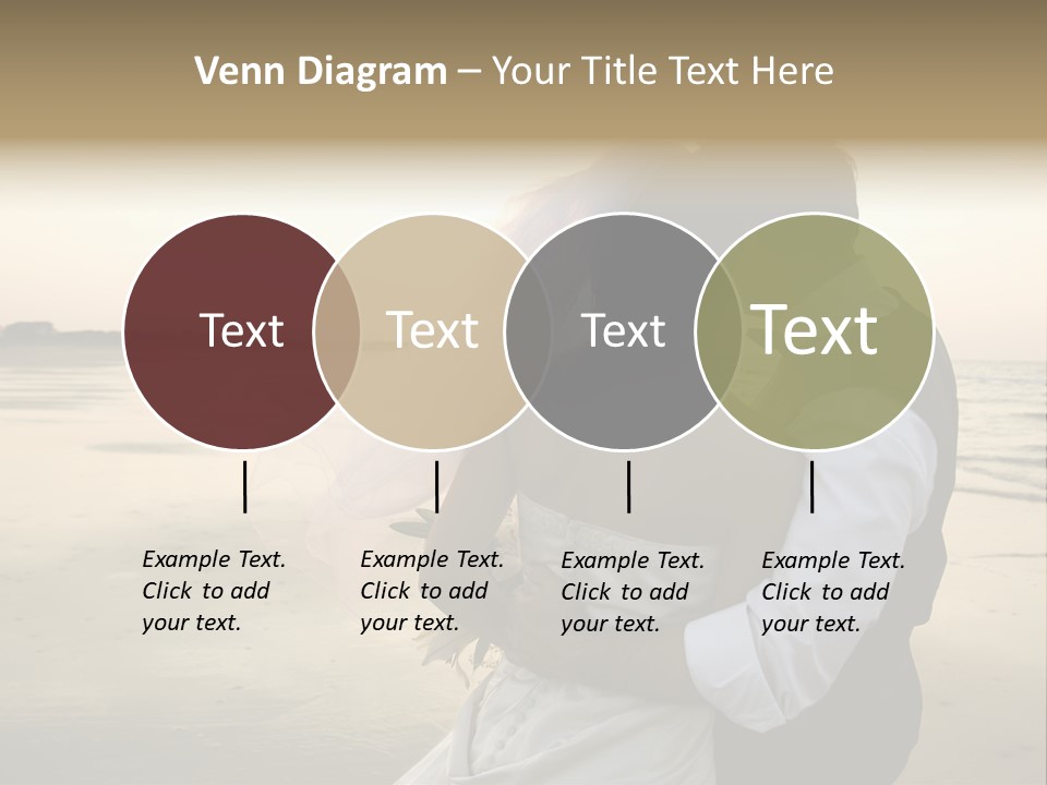 Hair Togetherness Couple PowerPoint Template