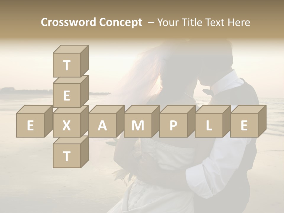 Hair Togetherness Couple PowerPoint Template