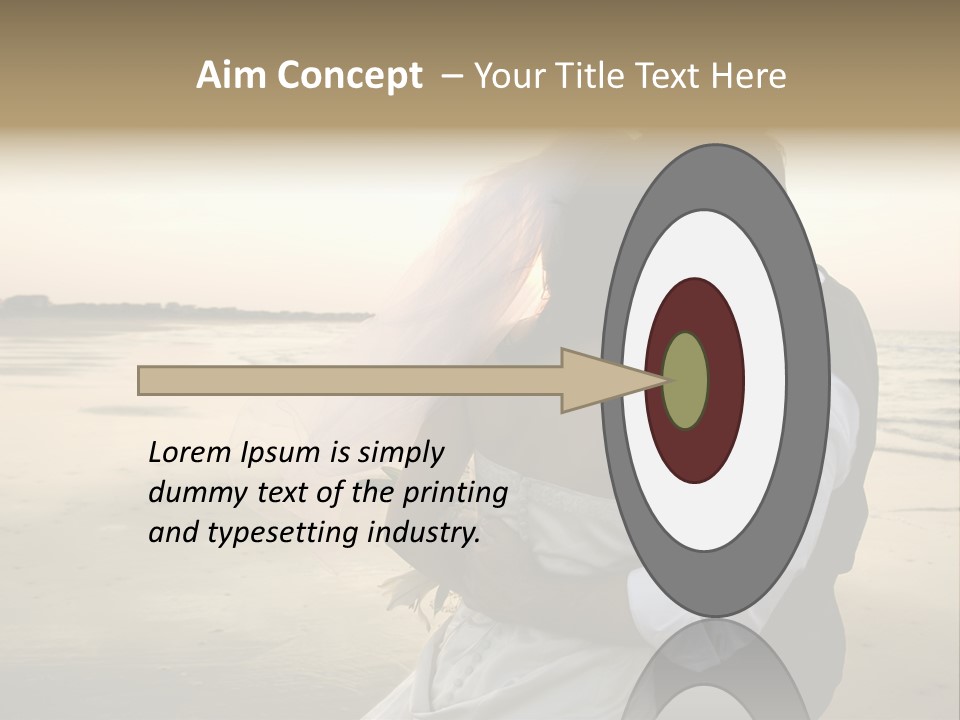 Hair Togetherness Couple PowerPoint Template