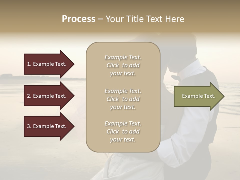 Hair Togetherness Couple PowerPoint Template