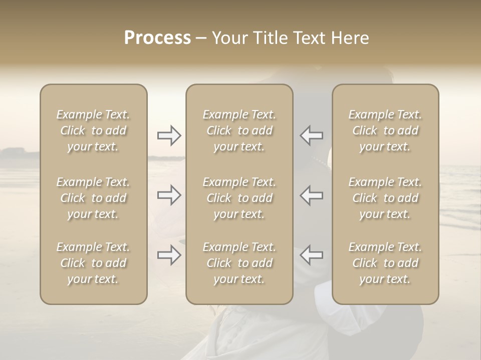 Hair Togetherness Couple PowerPoint Template