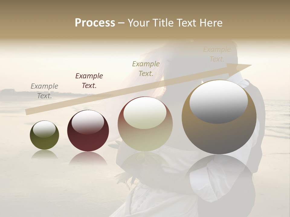 Hair Togetherness Couple PowerPoint Template