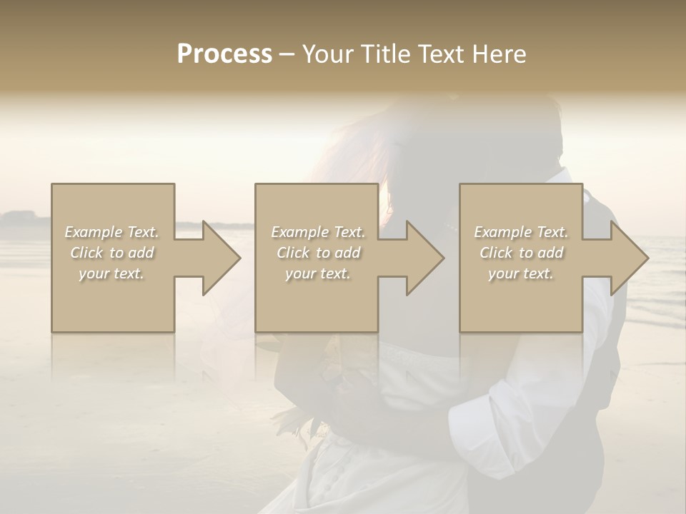 Hair Togetherness Couple PowerPoint Template