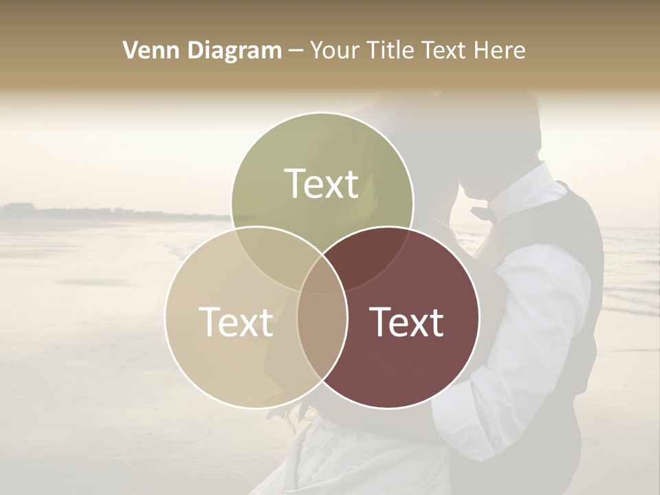 Hair Togetherness Couple PowerPoint Template