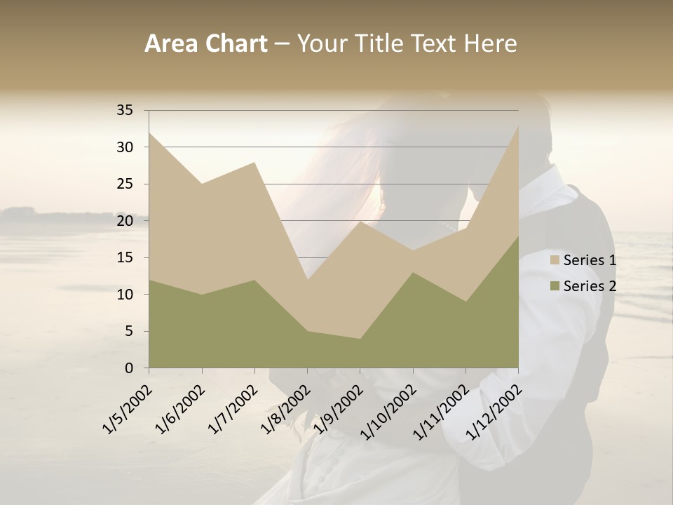 Hair Togetherness Couple PowerPoint Template