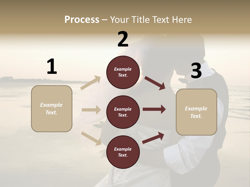 Hair Togetherness Couple PowerPoint Template