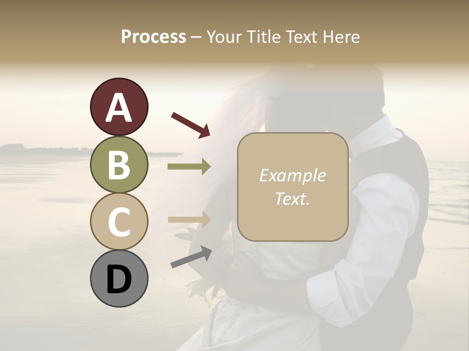 Hair Togetherness Couple PowerPoint Template