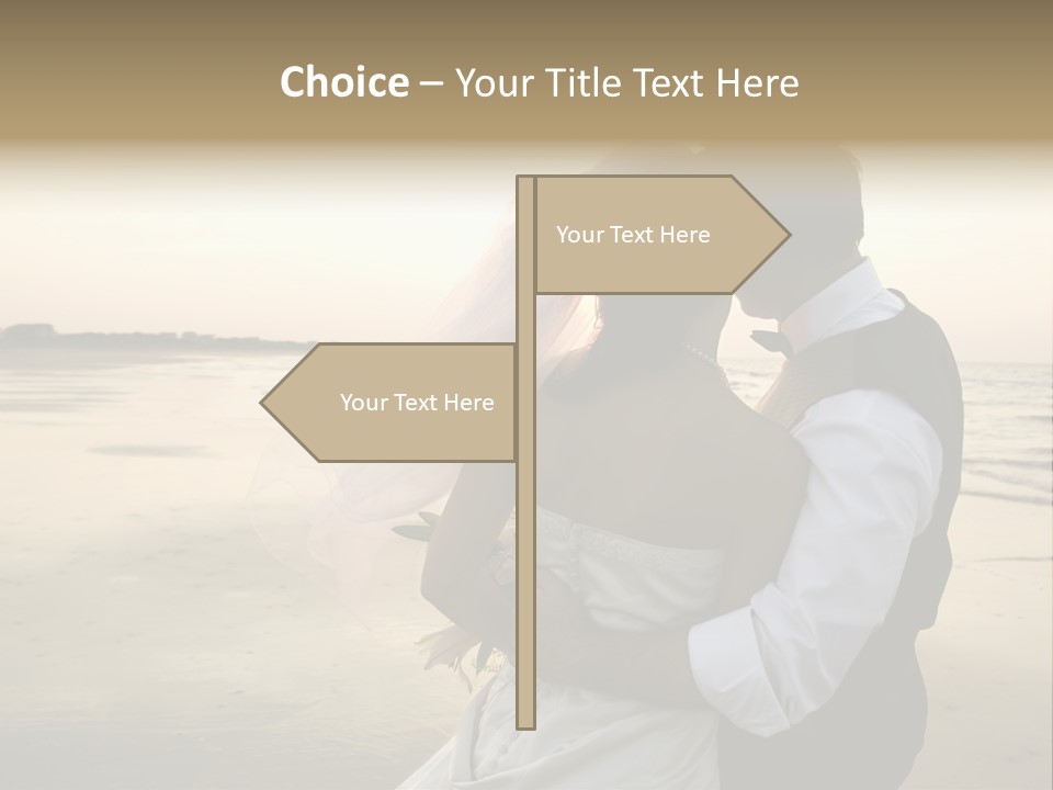 Hair Togetherness Couple PowerPoint Template