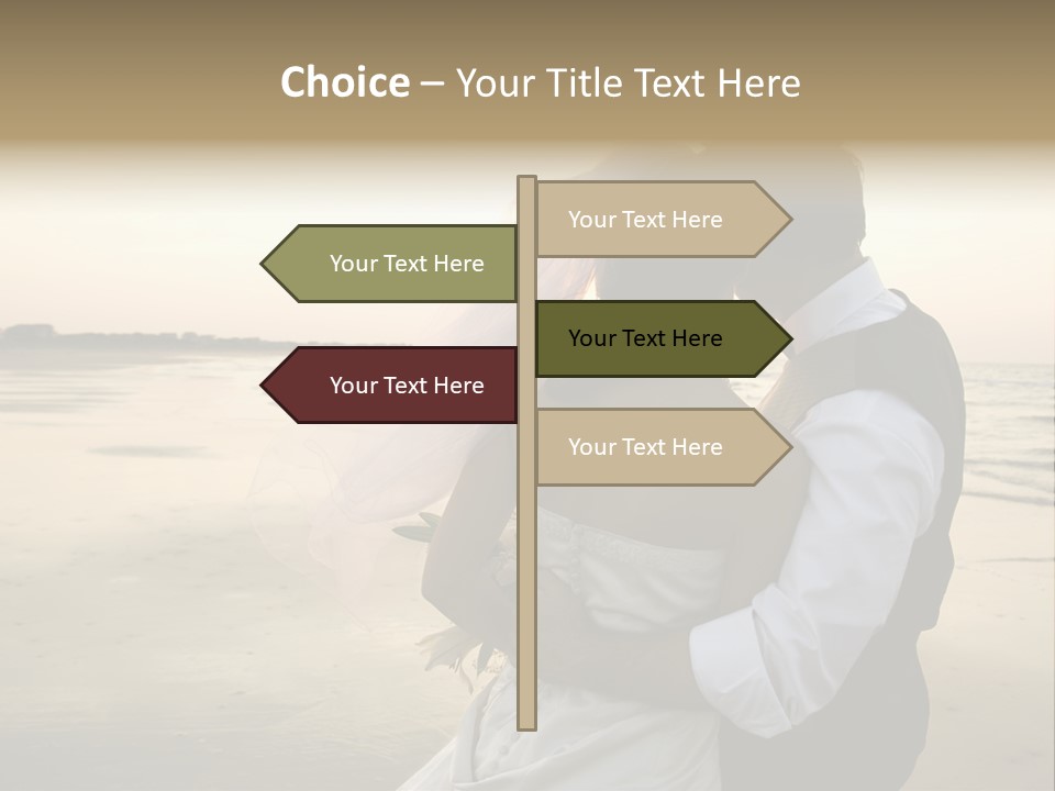 Hair Togetherness Couple PowerPoint Template